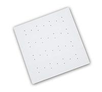 Blue Canyon Square Rubber Shower Mat53 x 53cm White ST1016