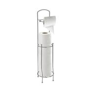 Blue Canyon Toilet Roll Holder and Storage Stand in Grey | Charlies
