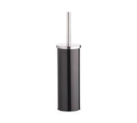 Blue Canyon Toilet Brush & Holder for Bathroom, Flexible Toilet Bowl, Stainless Steel Brush Head for Deep Cleaning, Compact Size, Elegant Design with Holder-Black