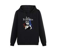 BLUE CAPTAIN Les Miserables Broadway Opera Hoodies Pullover Long Sleeve Sweatshirts Black S