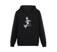 BLUE CAPTAIN Mark Knopfler Hoody With Drawing Pocket Hoodies Men's Pullover Sweatershirt Black L