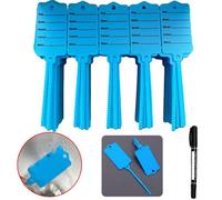 Blue Car Key Tags X 230 Multi Purpose Self Tie To Identify Your Vehicles