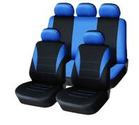 (Blue) Car Seat Cover Protective Cushion Universal Full Surround Headrest Auto Interior Decoration