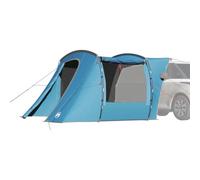 Blue Car Tent for Camping, Waterproof Polyester SUV Tailgate Shelter, Portable Vehicle Awning with Carry Bag for Outdoor Road Trips