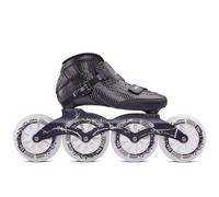 Blue Carbon Fiber Speed Skates 3x110mm for Men Women, Professional Inline Racing Skates, ABEC-9 Bearings PU Wheels for Outdoor Street & Marathon
