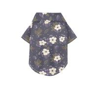 Blue Cartoon Blueberry Summer Dog Shirts Collared Polo T-Shirts Button Up Breathable Cool Short Sleeve Pet T-Shirt Puppy Sweatshirt Perfect for Everyday Wear, and Photoshoots 3XL