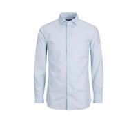 Blue Cashmere Long Sleeve Shirt - male - Jack & Jones - Formal Shirts - Blue - XL - Shirts XL