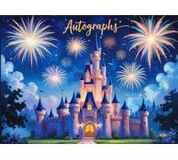 Blue Castle Autograph Book For Kids and Adults: Small, Portable Keepsake Notepad. Save Signatures and Photos of Theme-Park Characters and ... Friends From School, Etc.