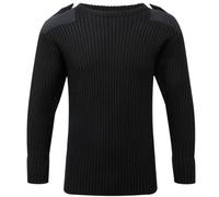 Fort Combat Crew Neck Jumper Unisex Black - Extra Large