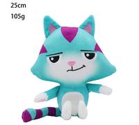 (Blue Cat-25CM) Gabby's Dollhouse Kids Plush Toy Stuffed Dolls UK