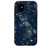 Blue Celestial Dark Academia Gothic Starry Night Case for iPhone 11