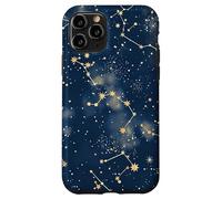 Blue Celestial Dark Academia Gothic Starry Night Case for iPhone 11 Pro