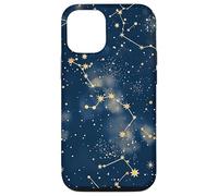 Blue Celestial Dark Academia Gothic Starry Night Case for iPhone 12/12 Pro
