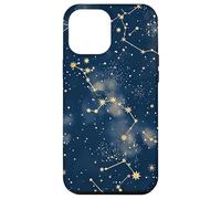Blue Celestial Dark Academia Gothic Starry Night Case for iPhone 12 Pro Max