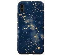 Blue Celestial Dark Academia Gothic Starry Night Case for iPhone XS Max