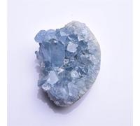Blue Celestite Crystal Cluster Stones for Teaching Dream Home Decor Ornaments (Size : 150-200g)