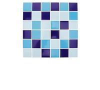 Blue Ceramic Tile Sheet for Outdoor Swimming Pools and Fishponds