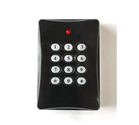 Blue Charm Fake Security Alarm Keypad, Extra Long 1.5 Year Continuous Usage Battery Life, No Wiring Needed, Red Blinking LED Light with Black Housing, (Four AAA Batteries, not Included)