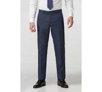 Blue Check Tailored Fit Trousers Scott & Taylor Blue 44R