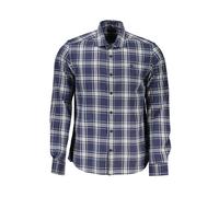 Blue Checkered Long Sleeve Shirt - male - North Sails - Casual Shirts - Blue - 2XL - Shirts 2XL