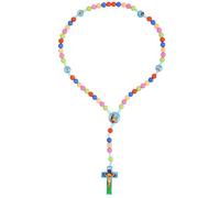 Blue Children's Rosary Beads Set - Learn to Pray - Perfect for Christmas, Easter, Catholic Baptisms - Cute, Durable Design