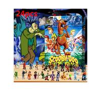 (Blue) Christmas Bluey Scooby Doo Advent Calendar 24 Gifts Box Toy Festivals Countdown