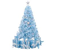 Blue Christmas Tree With Lights, Includes Ornaments, Perfect For Home Decor(2.4m/8ft)