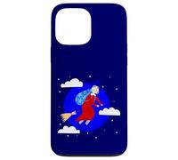blue christmas witch befana broomrider spookmas Epiphany Case for iPhone 13 Pro Max