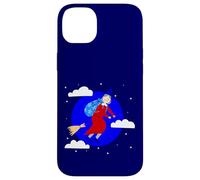 blue christmas witch befana broomrider spookmas Epiphany Case for iPhone 14 Plus
