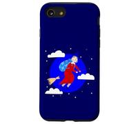 blue christmas witch befana broomrider spookmas Epiphany Case for iPhone SE (2020) / 7/8