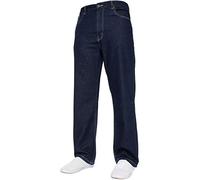 Blue Circle Men's Straight Leg Jeans Heavy Duty Work Trousers Regular Fit Inside Leg 27, 29, 31, 33 Inches and Big Waist 30 to 50 (W-40, L-31M, Dark Blue)