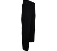 Blue Circle Men's Straight Leg Jeans Heavy Duty Work Trousers Regular Fit Inside Leg 27, 29, 31, 33 Inches and Big Waist 30 to 50 (W-36, L-31M, Black)