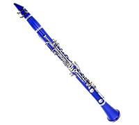 Blue Clarinet 17 Keys Bb B Flat Tone Bakelite Clarinet Instrument With Box And Accessories Clarinet Kit