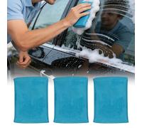 Blue Clay Cleaning Bar Set For Automotive Care Removing Rust And Oil From Paint Surfaces Fine Grade Detailing Tool Three Pack