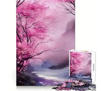 Blue Clean River in Spring Jigsaw Puzzle for Adults 1000 Pieces Mental Exercise Cozy Pastime Snug Lock Festive Gift (38X52CM)