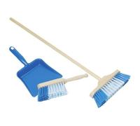 Blue cleaning set brush + dustpan
