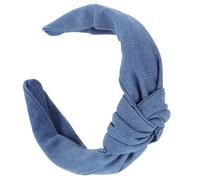 Blue Cloth Knotted Headband for Women and Fashion Hair Accessory