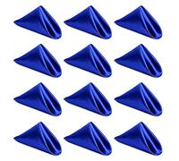 Blue Cloth Napkin Set of 12,Polyester Table Napkins Cloth Washable, Soft Reusable Napkin for Everyday Use Dining Table,Restaurant,Wedding, Thanksgiving and Christmas(20" x 20",Blue)…