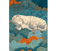 Blue Cloud 70 Piece Jigsaw Puzzles for Adults, Colourful, Challenging & Brainteasing Adult puzzles 70 Pieces Animals, Fun jigsaws for The Whole Family 14x10 inch