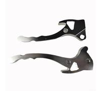 Blue CNC Machined Handle Grips Rust Resistant(Silver)