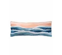 Blue Coastal Body Pillow Cover 20 x 54 Inch Decorative Pillow Cover Oil Painting Summer Beach Nautical Seaside Lumbar Pillowcase Seasonal Rectangle Cushion Case for Couch Sofa Bed Living Room