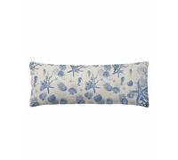 Blue Coastal Starfish Body Pillow Cover 20 x 54 Inch Decorative Pillow Cover Beach Ocean Nautical Shells Conch Lumbar Pillowcase Seasonal Rectangle Cushion Case for Couch Sofa Bed Living Room