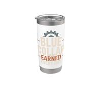 Blue Collar Lifestyle Blue Collar Pride Working Class Stainless Steel Insulated Tumbler