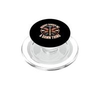 Blue Collar Nobody Handed Me A Damn Thing PopSockets PopGrip for MagSafe