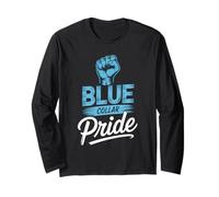 Blue Collar Pride Hard Work Construction Labor Worker Long Sleeve T-Shirt