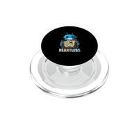 Blue Color Built Heartless Blue Graphic PopSockets PopGrip for MagSafe