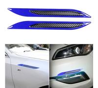 Blue Color Reflective Sticker Reflective Stripe Sticker Auto Reflective Sticker Car Protection Body Sticker Warning Stripe Sticker Side Safety Reflective Decal Decoration Universal for Car SUV (Blue)