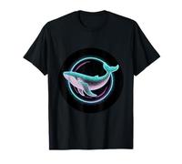 Blue Colored Whale for Whale Fans T-Shirt