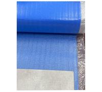 Blue Combat Plus Laminate Underlay 2mm Acoustic Underlay for Wood or Laminate Flooring Barrier Plus Underlay Comfort Double Damp Proof Membrane (18.6m2)
