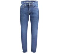Blue Cotton Men Slim Tapered Jeans - male - Calvin Klein - Slim Fit Jeans - Blue - W29 L32 - Jeans W29 L32